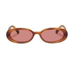 Le Specs Outta Love Sunglasses in Vintage Tort & Rose Womens Sunnies